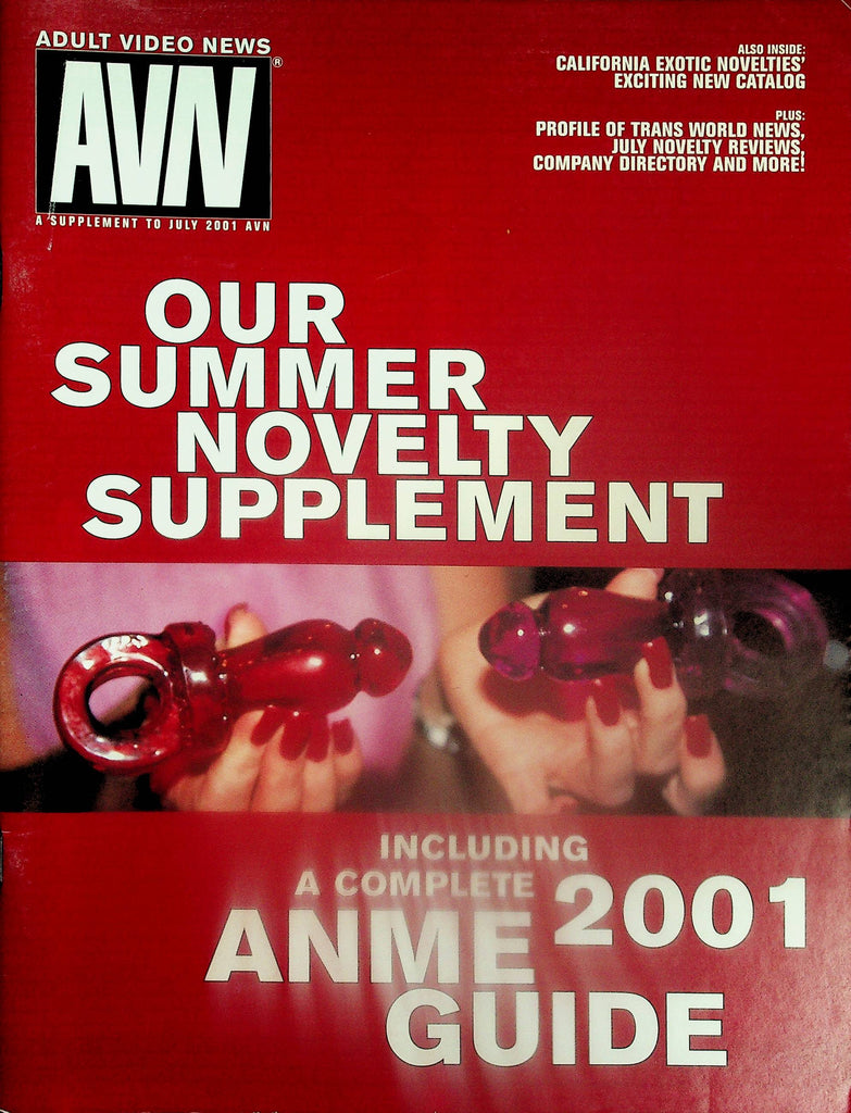 AVN Adult Video News Summer Novelty Supplement  Complete 2001 Anme Guide   July 2001    102825lm-p