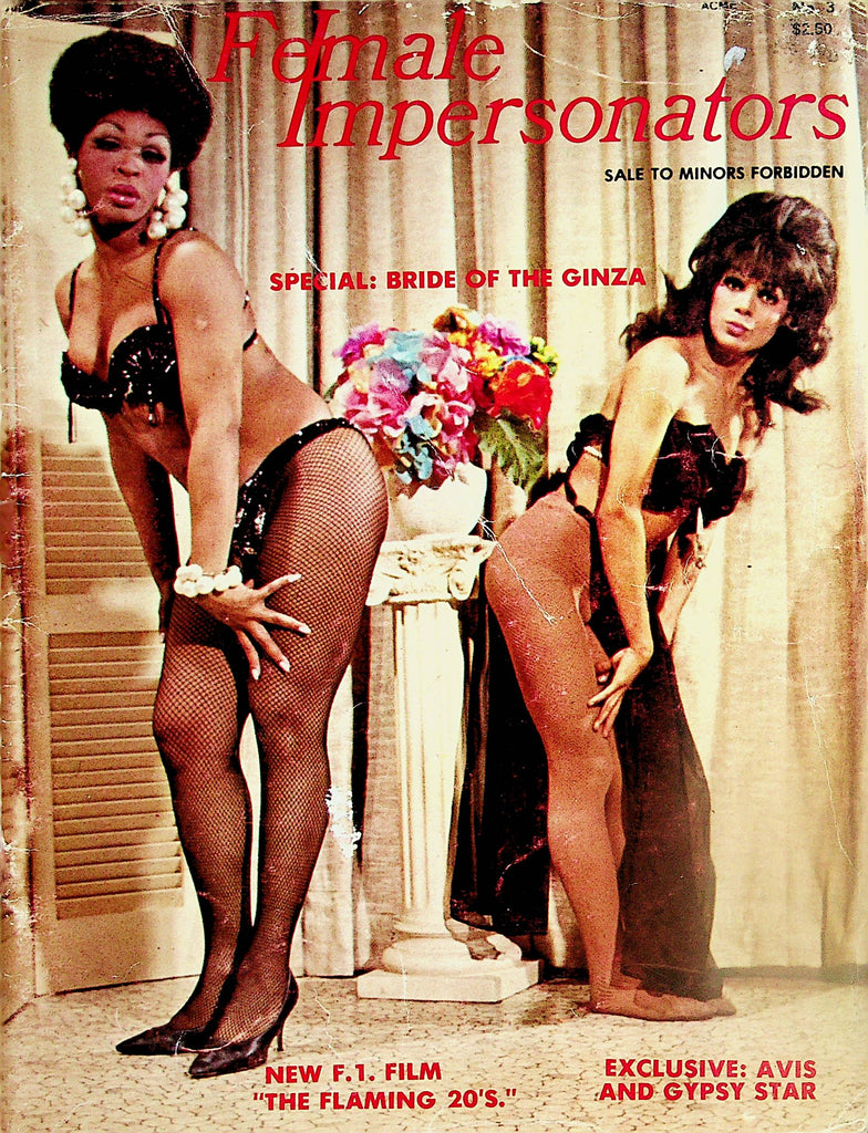 Female Impersonators Magazine  Avis and Gypsy Star  #3 1960's    121823lm-p