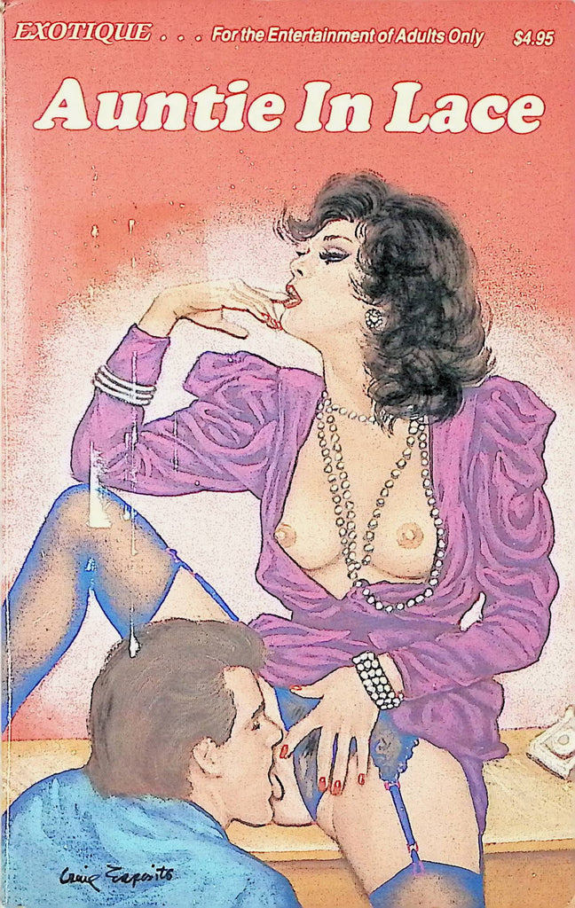Auntie in Lace EX-123 1992 Exotique Star Distributors Adult Paperback Novel-080224AMP