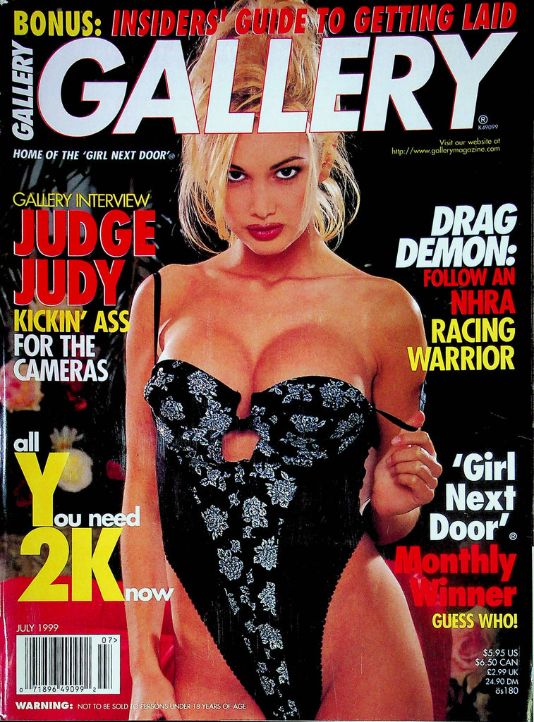 Gallery Magazine Judge Judy & NHRA Racing Warrior July 1999 123124RP