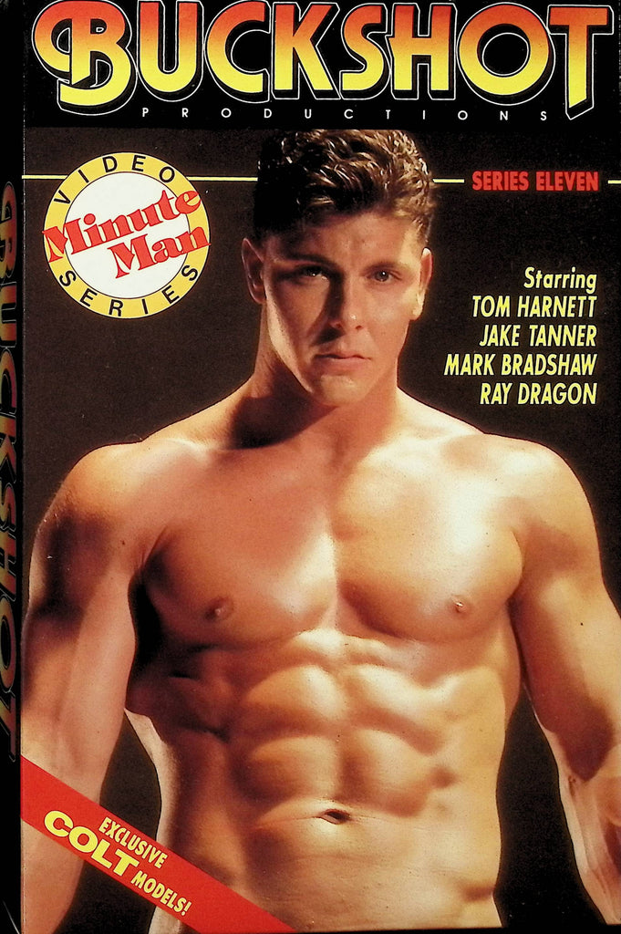 Buckshot Minute Man Video Series 11 Tom Harnett Jake Tanner Mark Bradshaw COLT Models All the Right Moves The Lord of Leather 1993  Gay Male Adult VHS 081924AMPVHS2