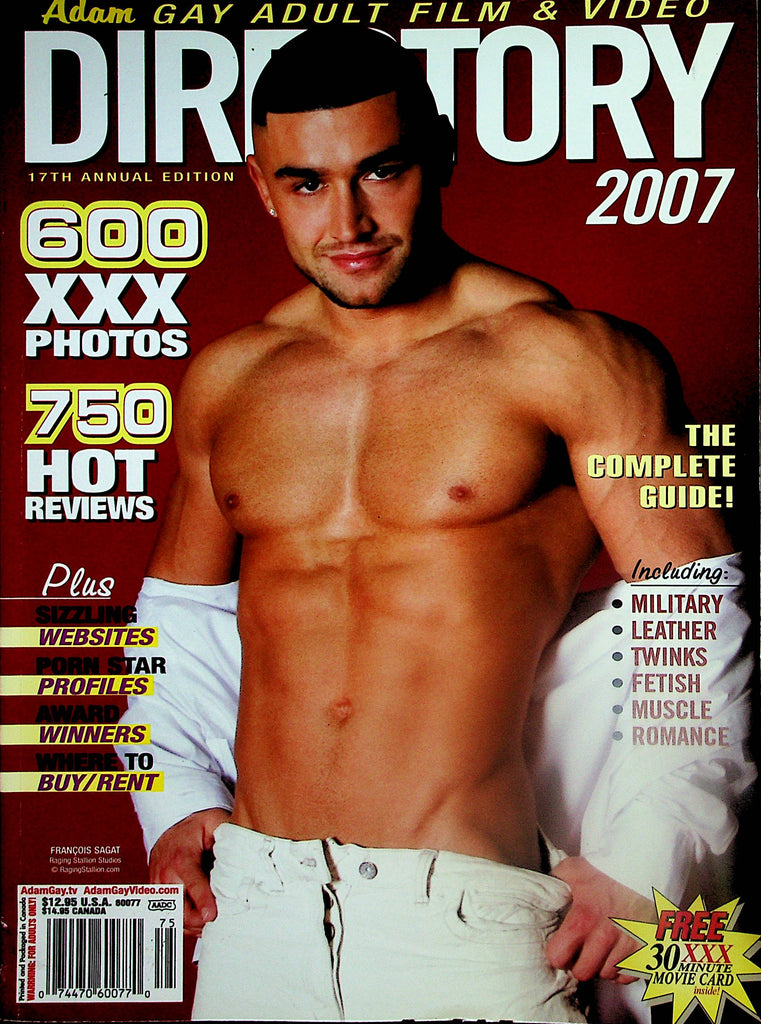 Adam Gay Adult Film & Video Directory 2007  Magazine  Francois Sagat      110624lm-p