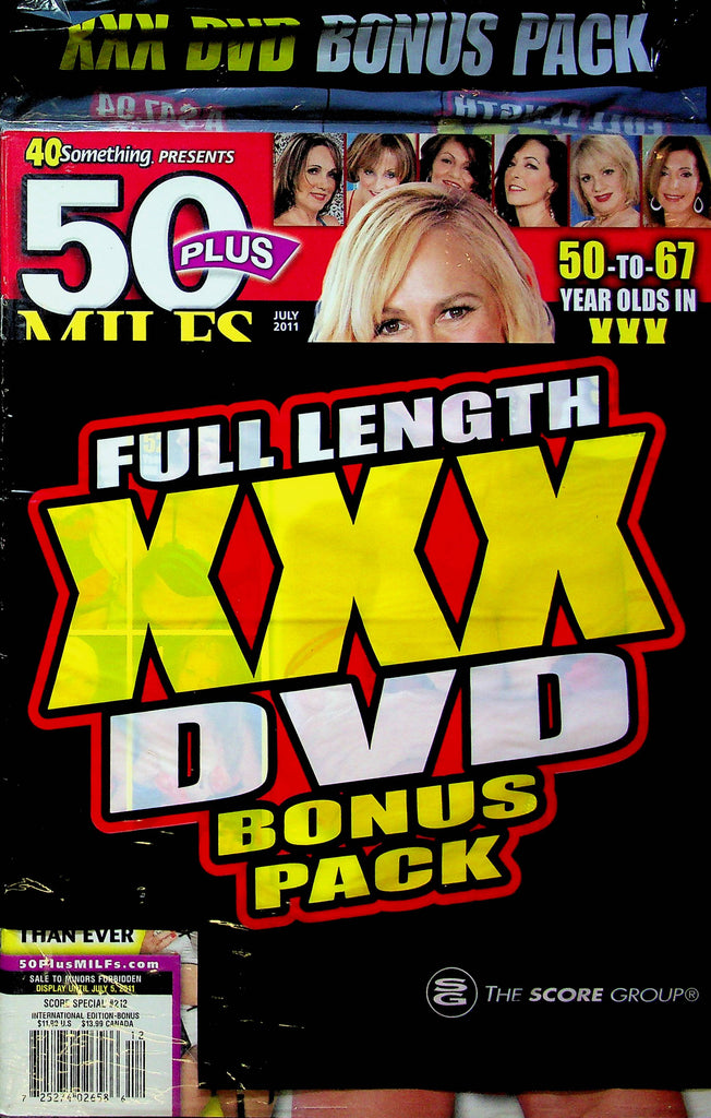 50 Plus Milfs Magazine July 2011 SEALED W/DVD 100623RP