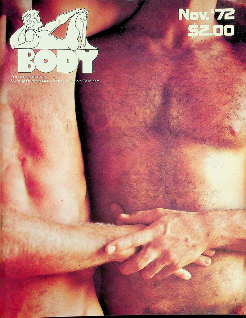 Body Men's Gay Interest Magazine  Nude Models - The Body Buddy, The Body Gallery  November 1972   102426lmp-GSC