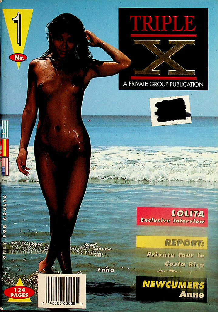 Triple X  International Digest   Covergirl Zana  #1 1994   by Private  021425lm-p