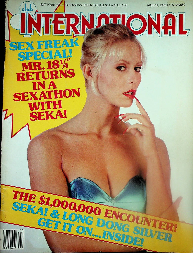 Club International Magazine   Seka & Long Dong Silver Get It On!  March 1982    092625lm-p