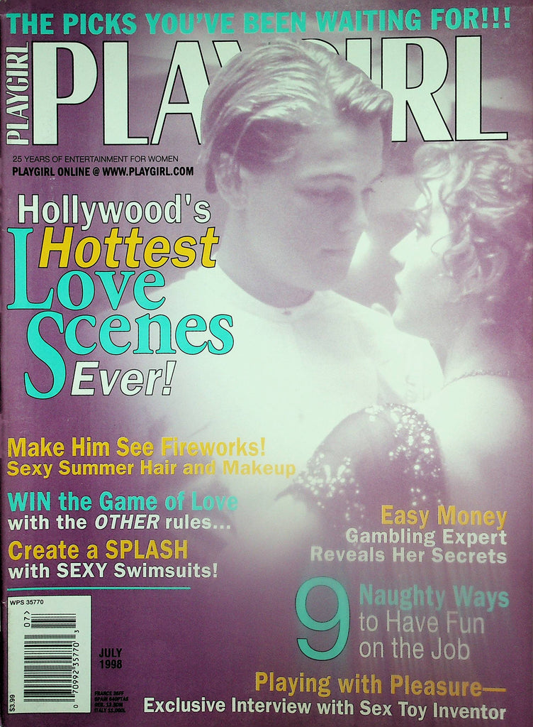 Playgirl Magazine   Hollywood's Hottest Love Scenes - The Titanic   July 1998    073125lm-p