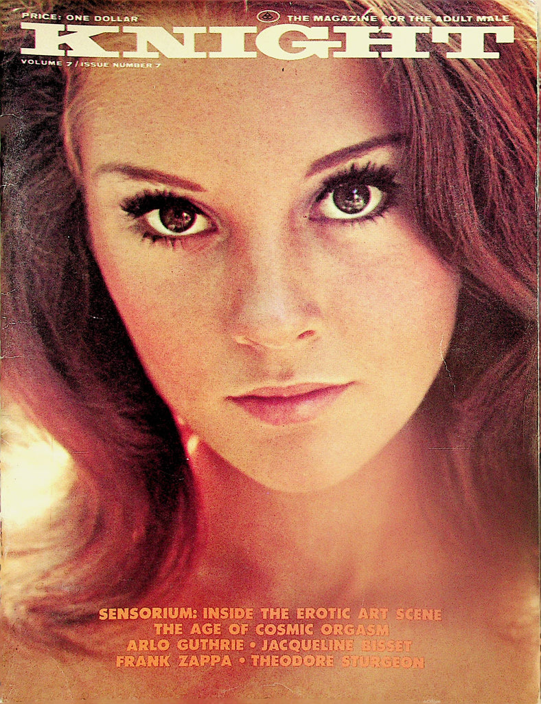 Knight Magazine   Covergirl Annette Moore / Jacqueline Bisset / Frank Zappa  vol.7 #7  1969    041324lm-p