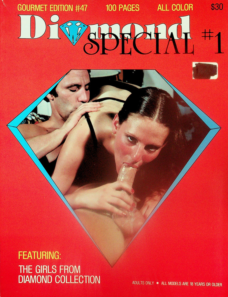 Diamond Special #1 Magazine  Featuring The Girls From Diamond Collection Film #166  Anal Treasure & More!   1980's  #47 Gourmet Edition  121325lmp
