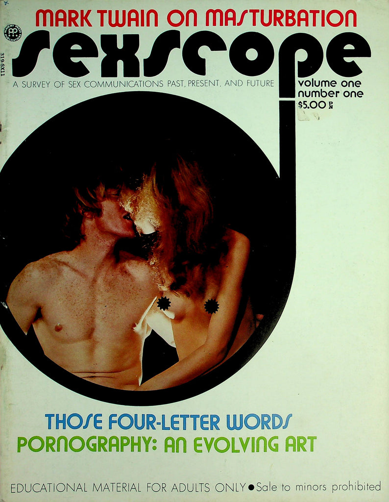 Sexscope Magazine   Mark Twain On Masturbation vol.1 #1  1970    061326lmp-GSC