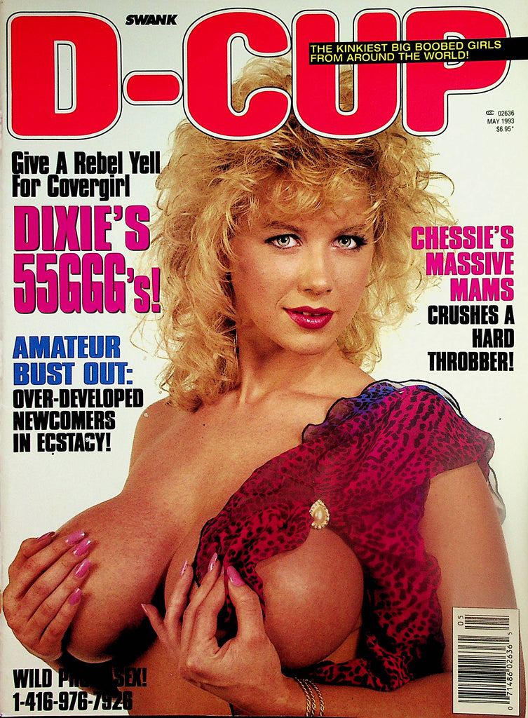 D-Cup Magazine Covergirl Dixie / Chessi Moore, Busty Dusty, Kayla Kleevage and More! May 1993   101124lm-p