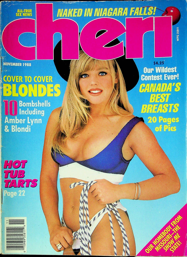 Cheri Magazine Blondes Issue Ft. Amber Lynn & Blondi November 1988 032924RP