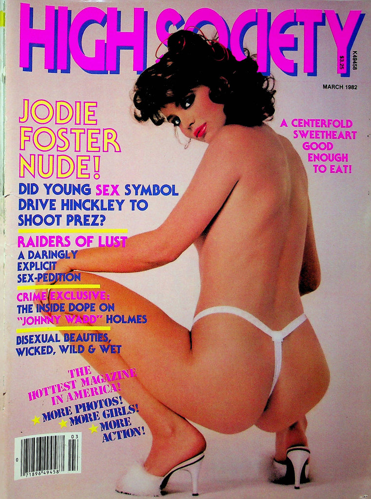 High Society Magazine Kiss Me Katy & Allison & Foxy Lady March 1982 051523RP