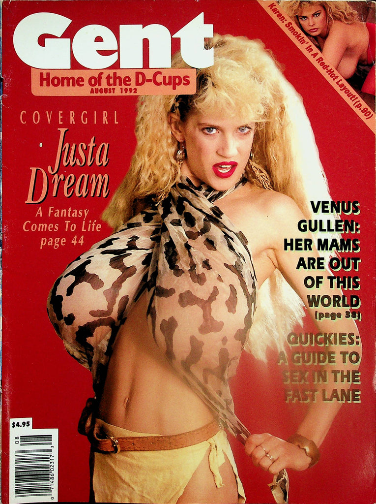 Gent Busty Magazine  Covergirl Justa Dream  August 1992   062225lm-p