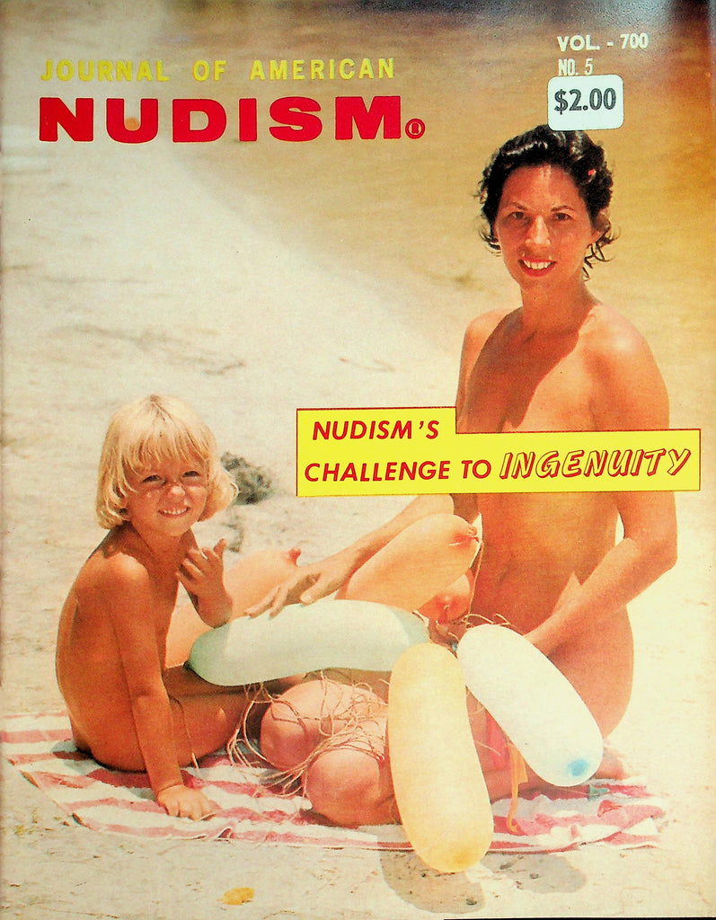 Journal Of American Nudism Magazine  Nudism's Challenge To Ingenuity vol. 700 #5  1960's  090926lmp-GSC