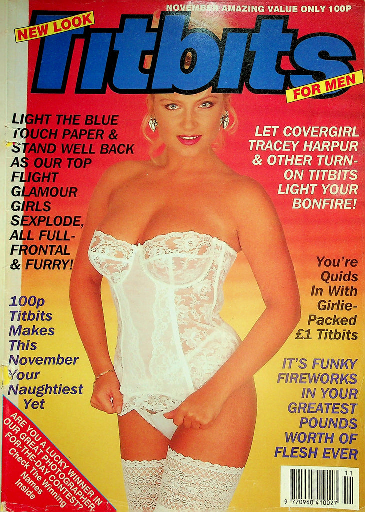 Titbits Magazine  Covergirl Tracey Harpur  November 1990's  022426lmp