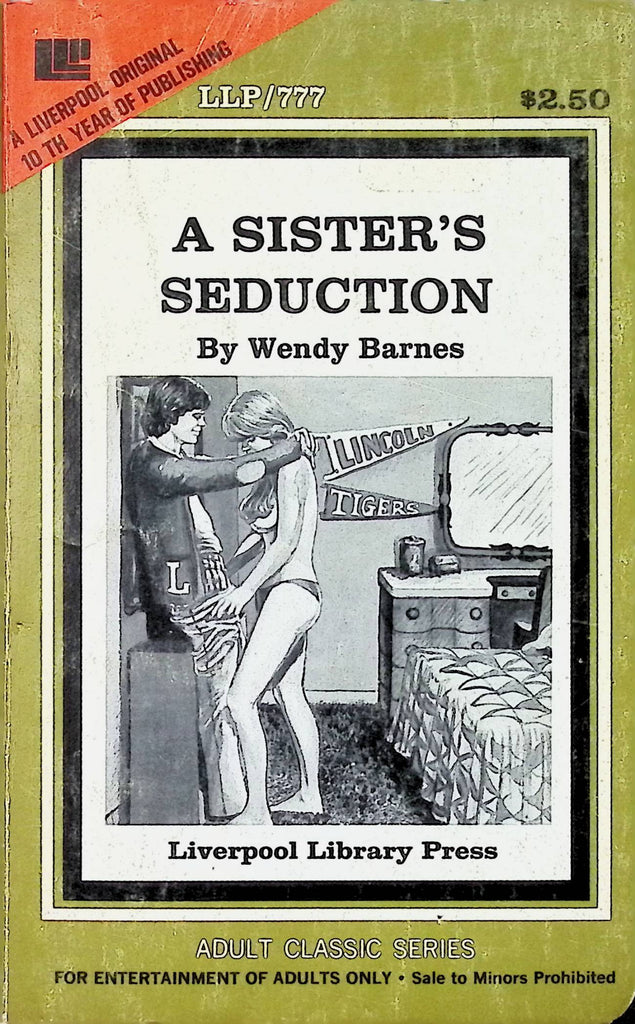 A Sister's Seduction by Wendy Barnes LLP/777 1978 Liverpool Library Adult Paperback Novel-082124AMP