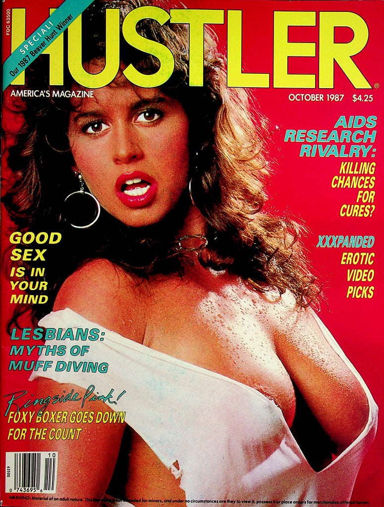 Hustler Magazine  Covergirl Keisha  October 1987      061523lm-p2