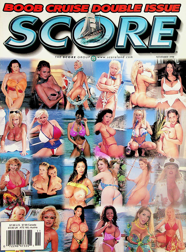 Score Boob Cruise Double Issue Magazine  Heather Hooters, Linsey Dawn, Busty Dusty and More!  November 1998      113023lm-p