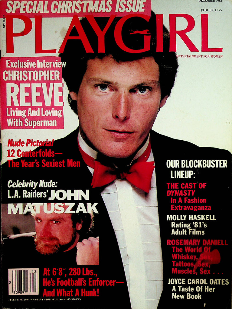 Playgirl Special Christmas Issue  Christopher Reeve Interview / John Matuszak Nude  December 1982    111823lm-p