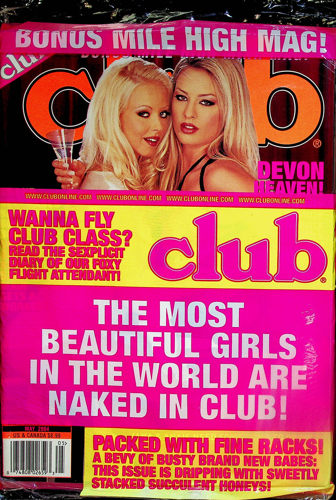 Club Magazine   Devon Heaven!  w/Bonus Mile High Mag!  May 2004  new/sealed   011124lm-p