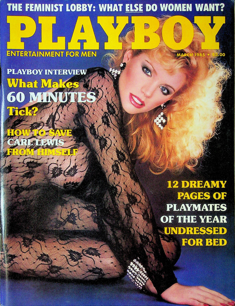 Playboy Magazine Ft. 60 Minutes & Bernard And Huey March 1985 101325RP-