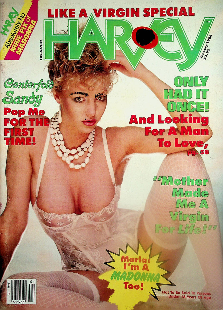 Harvey Magazine  Like A Virgin Special  Maria: I'm A Madonna Too!  January 1986    091825lm-p