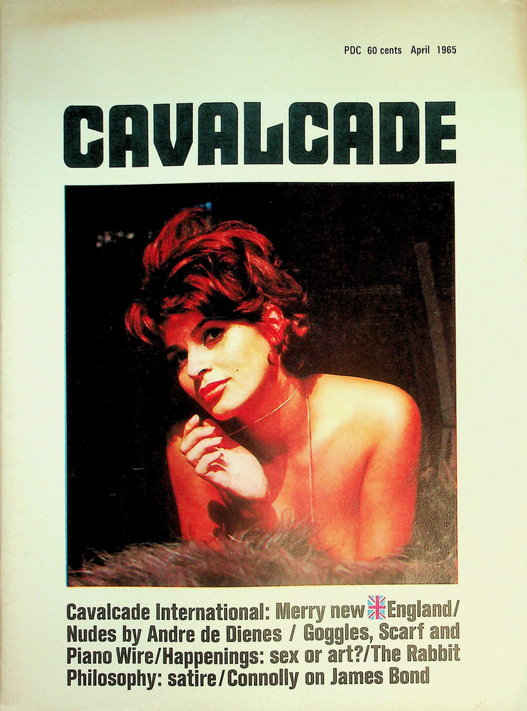 Cavalcade Magazine  Cover Girl Senta Berger / Nudes by Andre de Dienes   April 1965    020326lmp