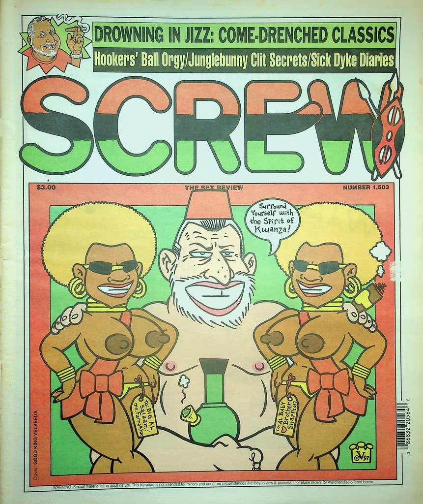 Screw Newspaper  Drowning In Jizz   #1503   December 22, 1997   010526lmp