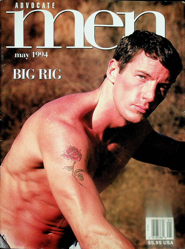 Advocate Men Gay Magazine  Cover Guy Big Rig Man Aiden Shaw  May 1994     072525lm-p