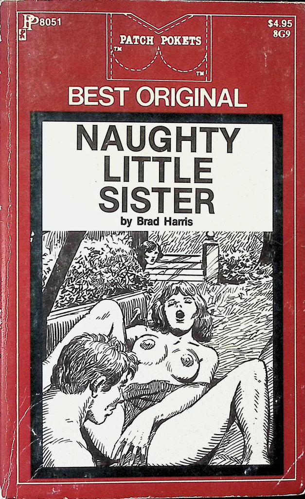 Naughty Little Sister by Brad Harris PP8051 1977 Patch Pokets Book Adult Paperback Novel-091224AMP