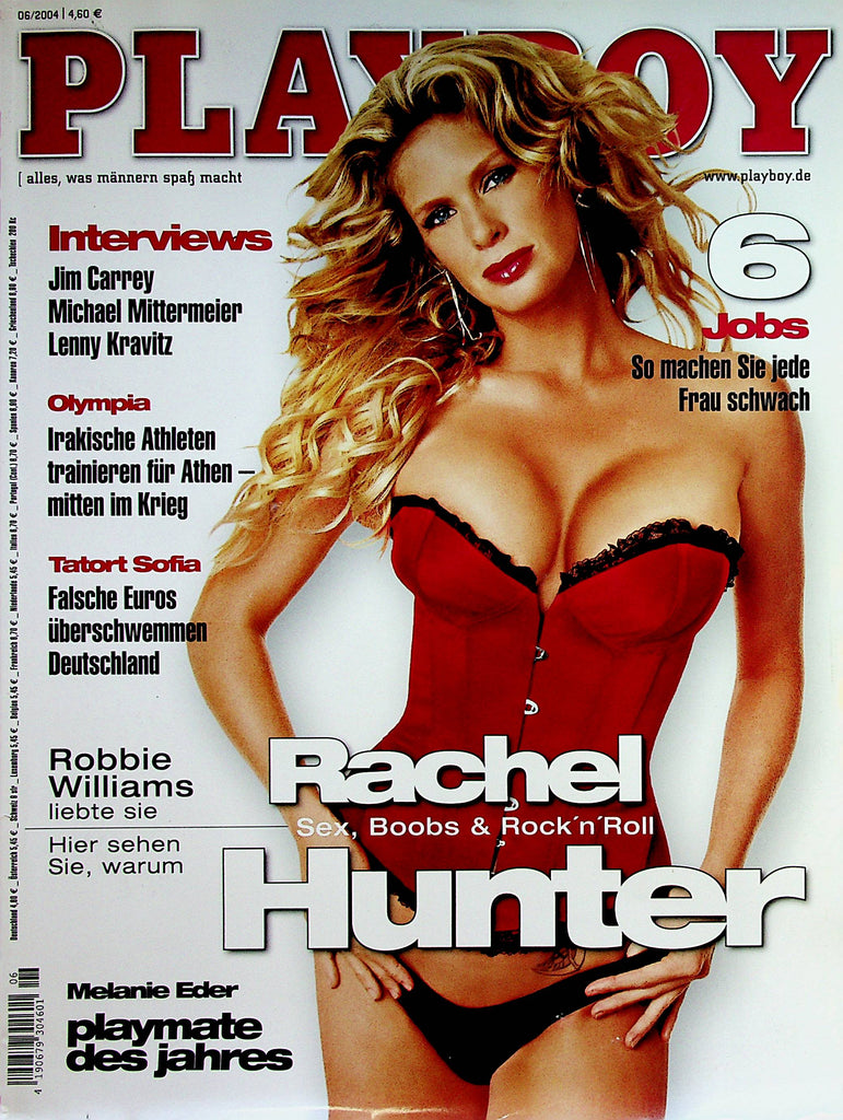 Playboy German International Magazine  Rachel Hunter / Jim Carrey Interview  June 2004       082223lm-p