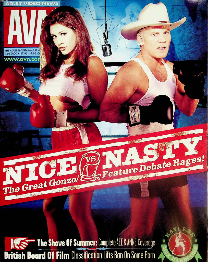 AVN Adult Video News Magazine  Nice vs. Nasty  The Great Gonzo / Feature Debate  September 2000     051525lm-p