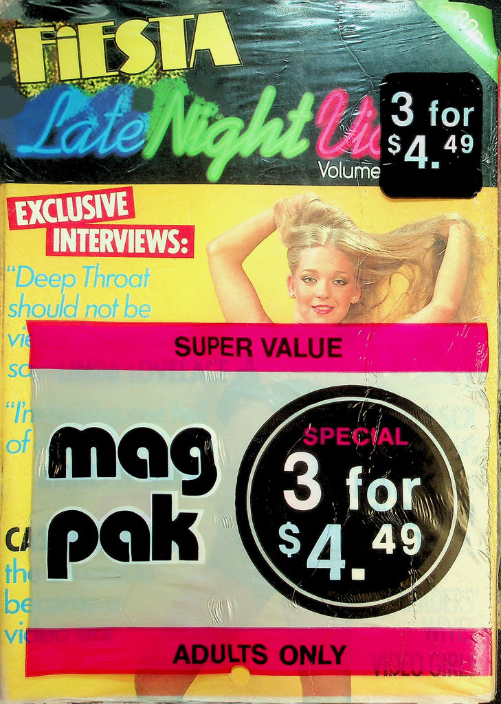 Lot Of 3 Magazines: Fiesta Late Night, Chic & Mystery Title!  1980's New/Sealed  081926lmp-GSC