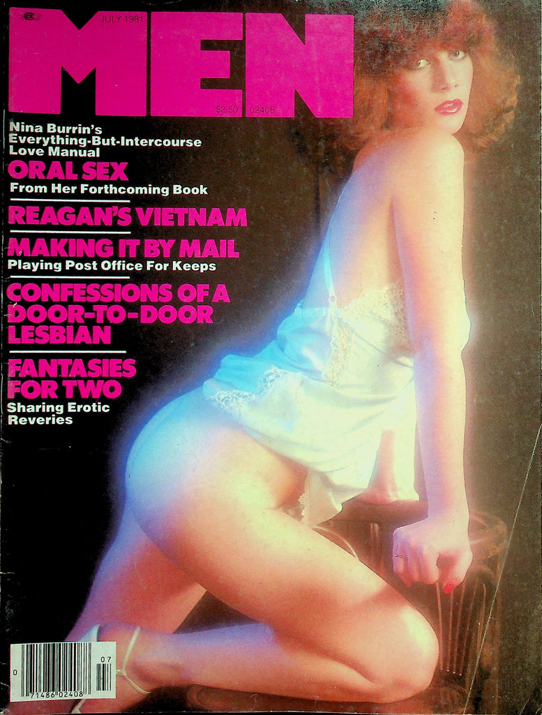 Men Magazine  Fantasies For Two / Centerfold Girl Penny Wilde   July 1981     033126lmp
