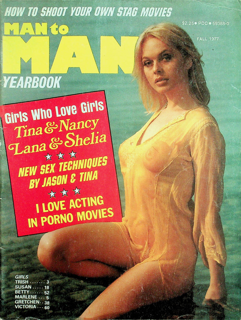 Man To Man Yearbook  Girls Who Love Girls / New Sex Techniques  Fall 1977     123025lmp