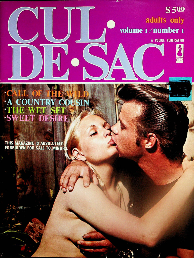 Cul. De. Sac Magazine  Call Of The Wild / Sweet Desire vol.1 #1  1970's   091625lm-p