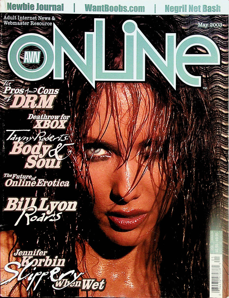 AVN Adult Video News Online Magazine  Jennifer Korbin Slippery When Wet   May 2003    062024lm-p