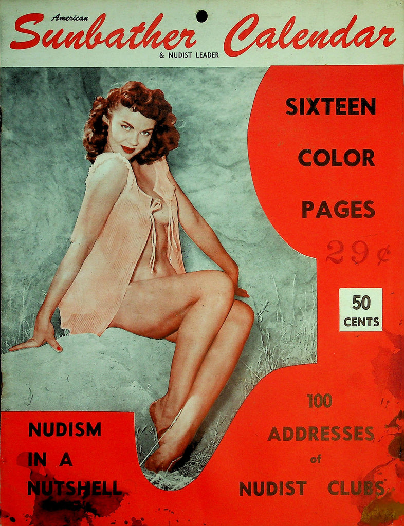 American Sunbather Calendar & Nudist Leader 1959    063026lmp-GSC