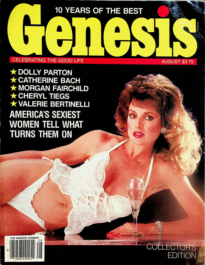 Genesis Magazine   Mary Lou / Dolly Parton , Catherine Bach , Morgan Fairchild  August 1983    062724lm-p