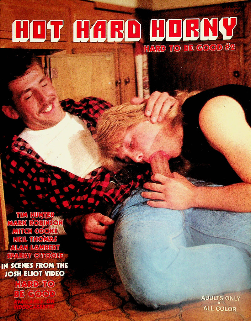 Hot Hard Horny Gay Magazine Tim Hunter/ Mark Robinson -Scenes From Hard To Be Good Video  #1  1990's     112024lm-p