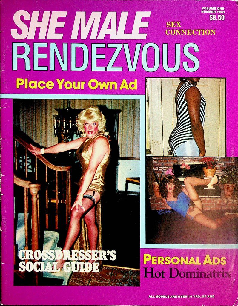 She Male Rendezvous Contact Magazine   Crossdressers Social Guide / Hot Dominatrix   vol.1 #2   1990  012224lm-p2