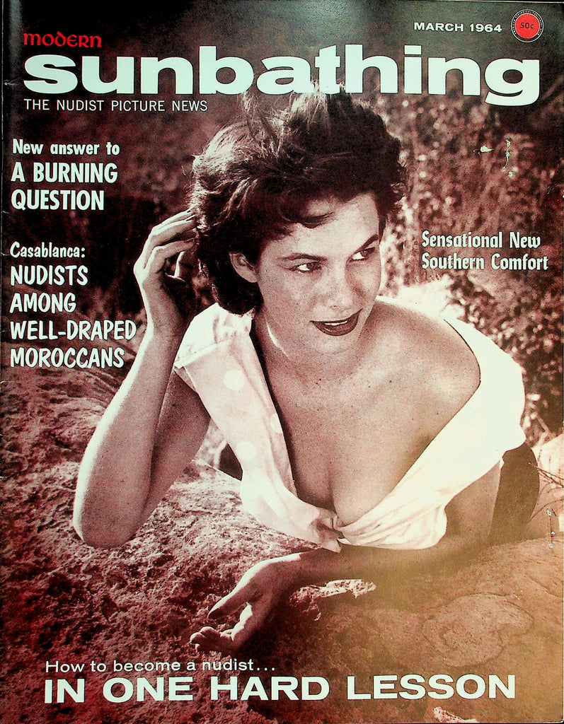 Modern Sunbathing Nudist Magazine   How To Become A Nudist In One Hard Lesson  March 1964    072426lmp-GSC