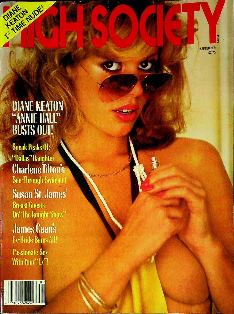 High Society Magazine Diane Keaton September 1980 121623RP