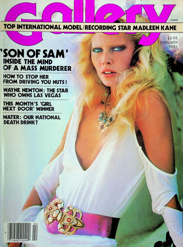 Gallery Magazine Ft. Wayne Newton & Madleen Kane February 1981 W/CF 030825RP
