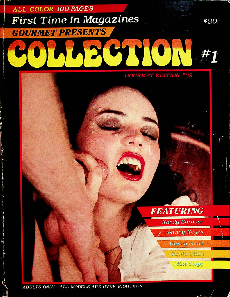 Gourmet Presents Collection Magazine Featuring Kandy Barbour, Johnny Keyes  #1 1980's  Gourmet #39   072423lm-p