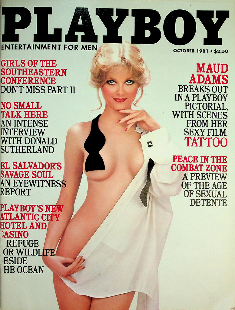 Playboy Magazine   Covergirl Cathy St. George / Centerfold Kelly Ann  October 1981  022526lmp