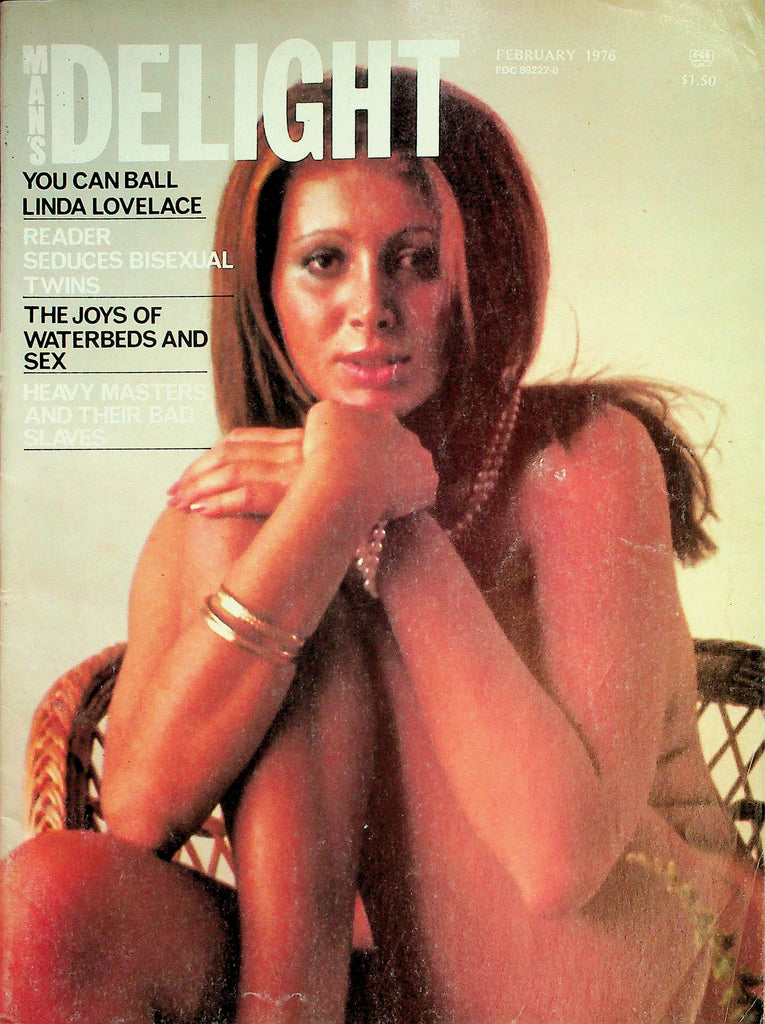 Man's Delight Magazine  You Can Ball Linda Lovelace /  Centerfold Girl Liberty  February 1976      032026lmp