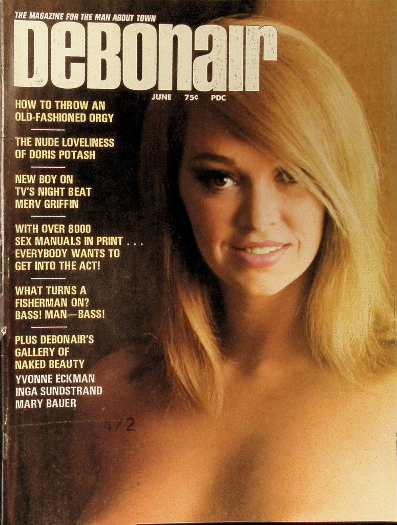 Debonair Magazine June 1969 Merv Griffin Yvonne Eckman Inga Sundstrand Mary Bauer  121125AMP