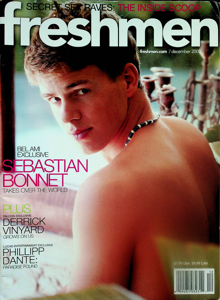 Freshmen Gay Magazine  Cover Guy Sebastian Bonnet  December 2005    102825lm-p2